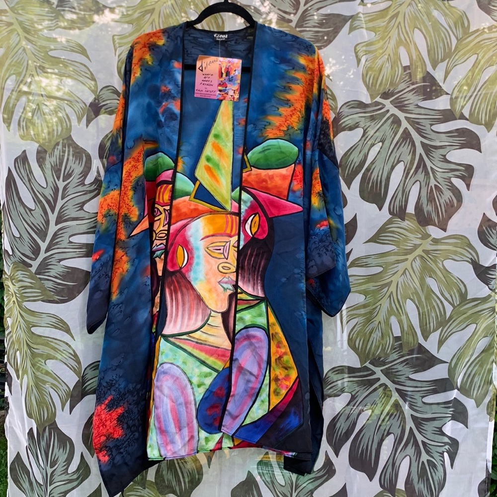 Beautiful silk kimono top
